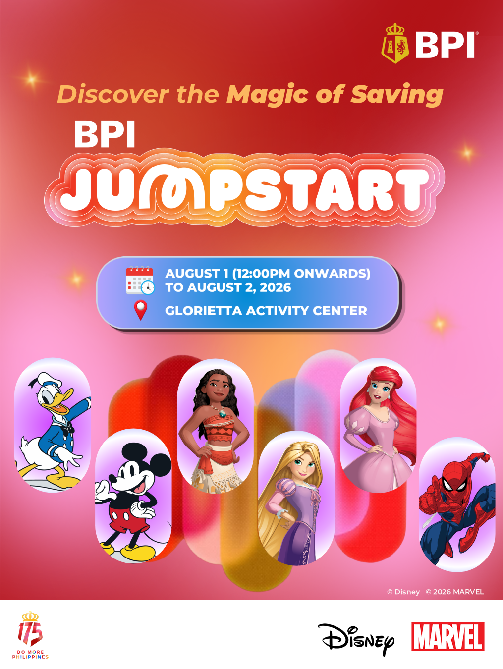 Discover the Magic of Saving as BPI Launches Jumpstart Savings Account with Disney-Themed Pop-Up Event