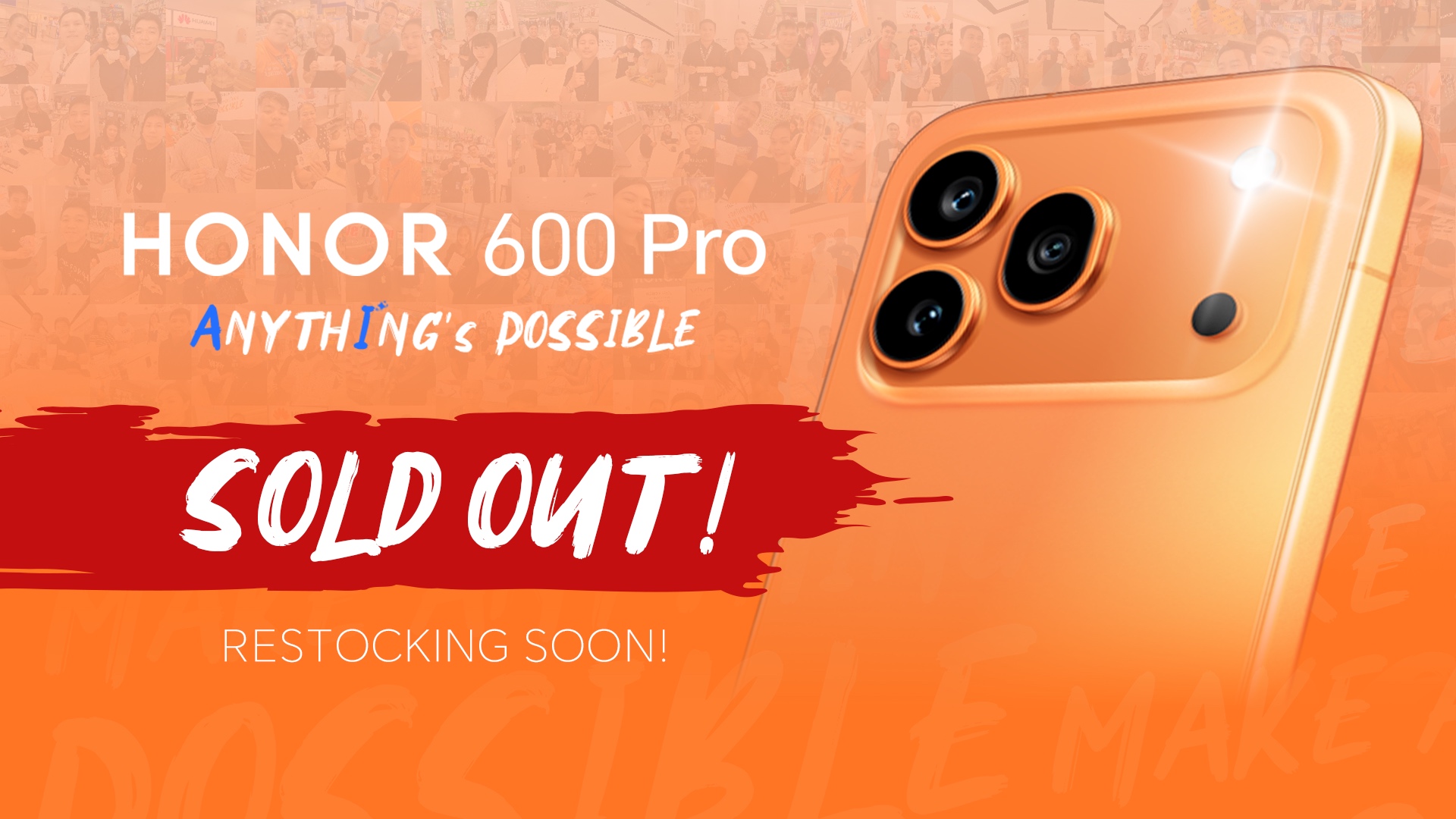 ￼HONOR 600 Pro Sells Out as HONOR 600 Series Continues Momentum￼